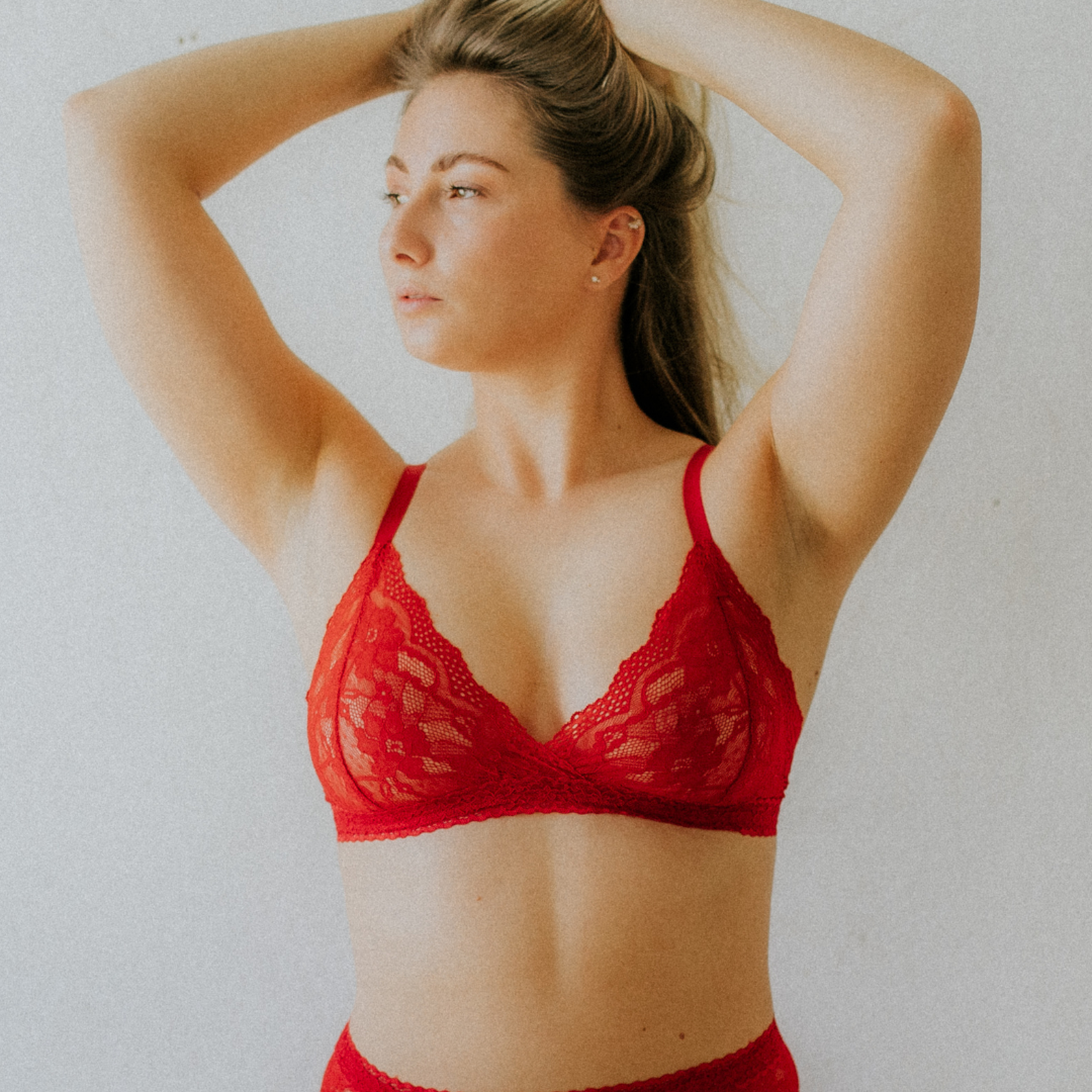 Bralette Zita - Mohnblume