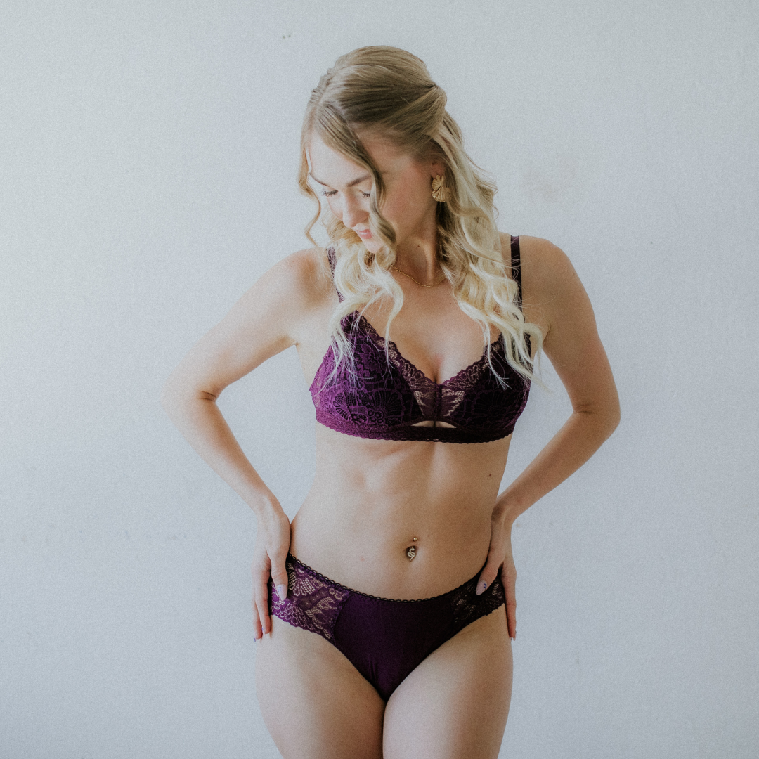 Bralette Fiona - Grape