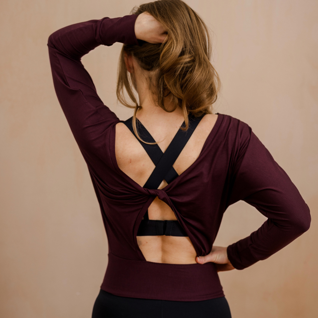 Shirt Jule - aubergine