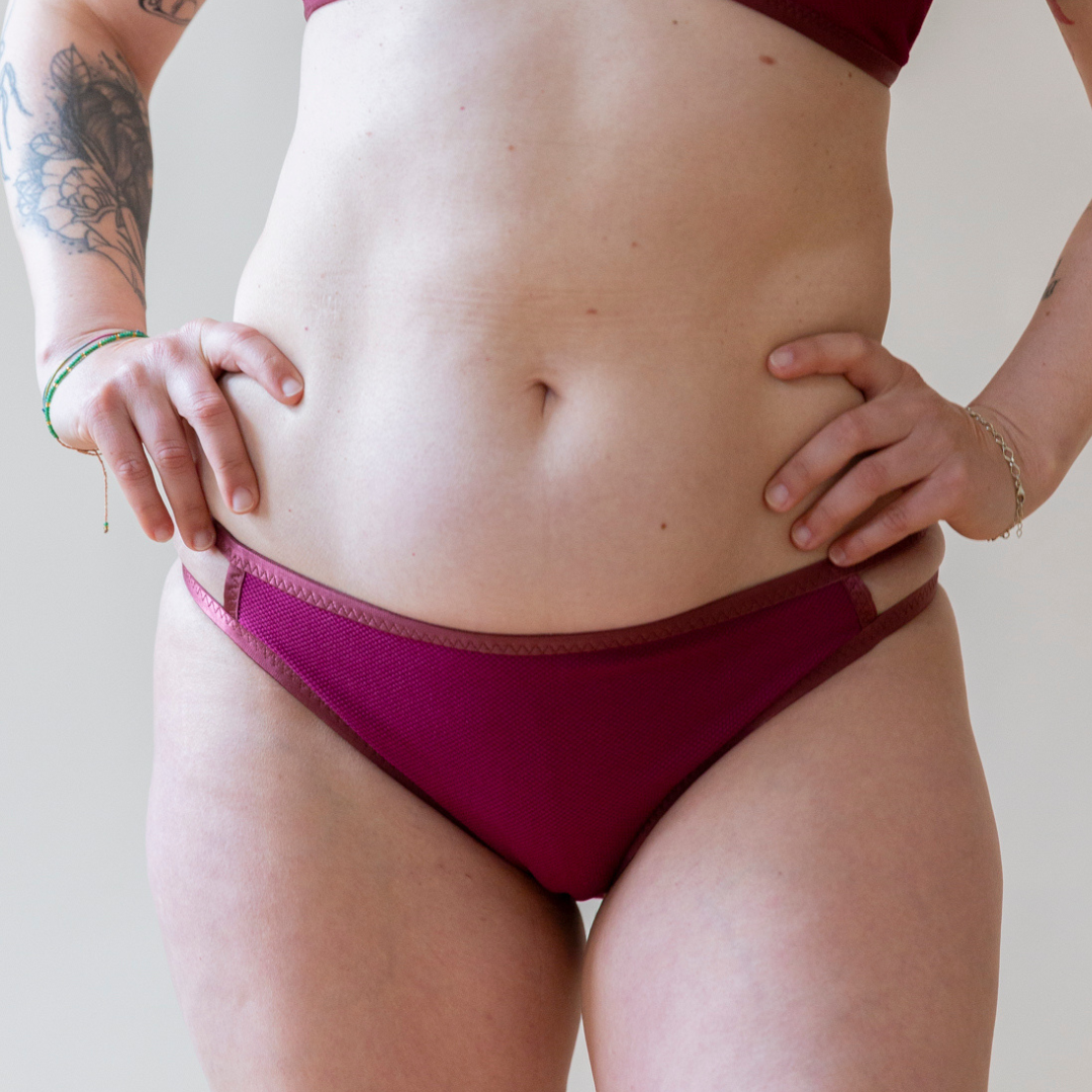 Bikini Bottoms Allana Chocolate Raspberry