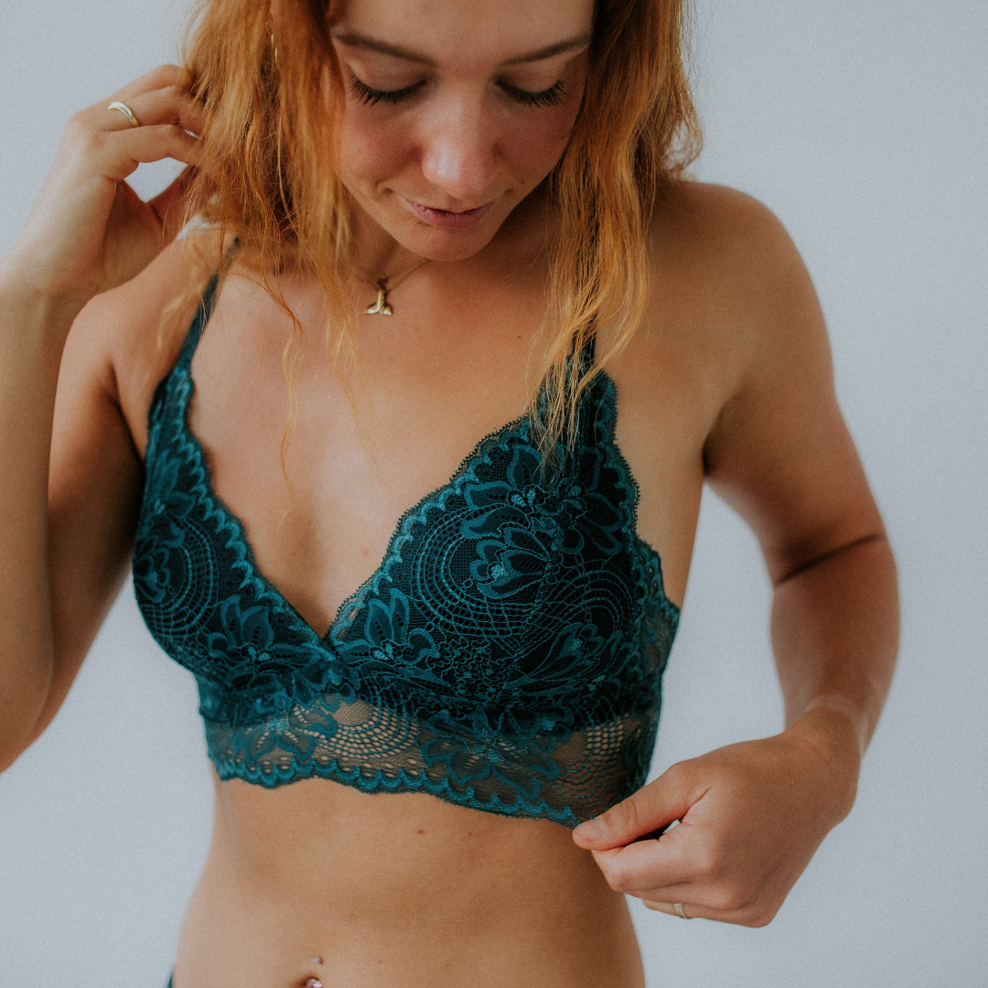 Bralette Mathilda - Smaragd