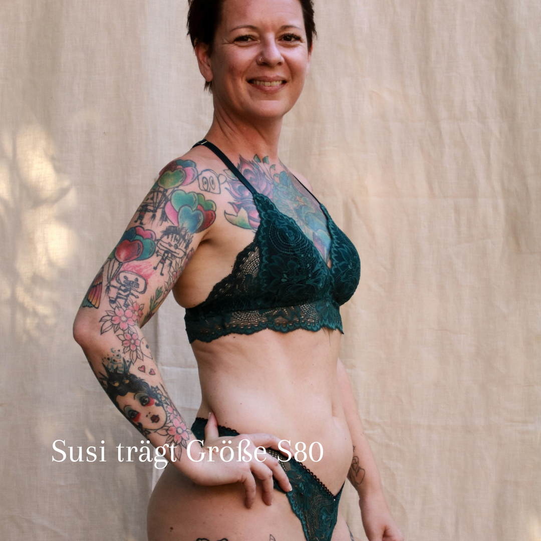 Bralette Mathilda - Smaragd