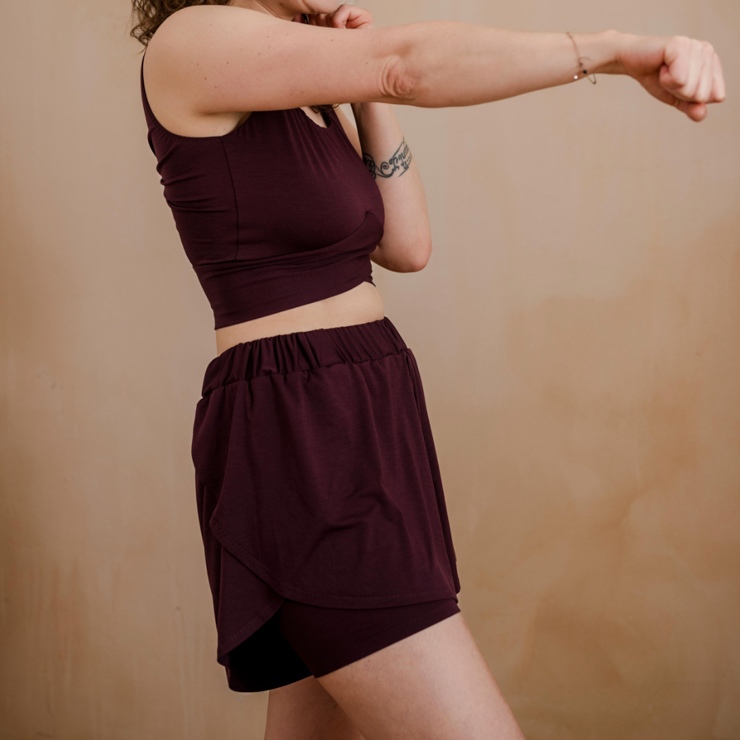 Sporthose Alice - aubergine