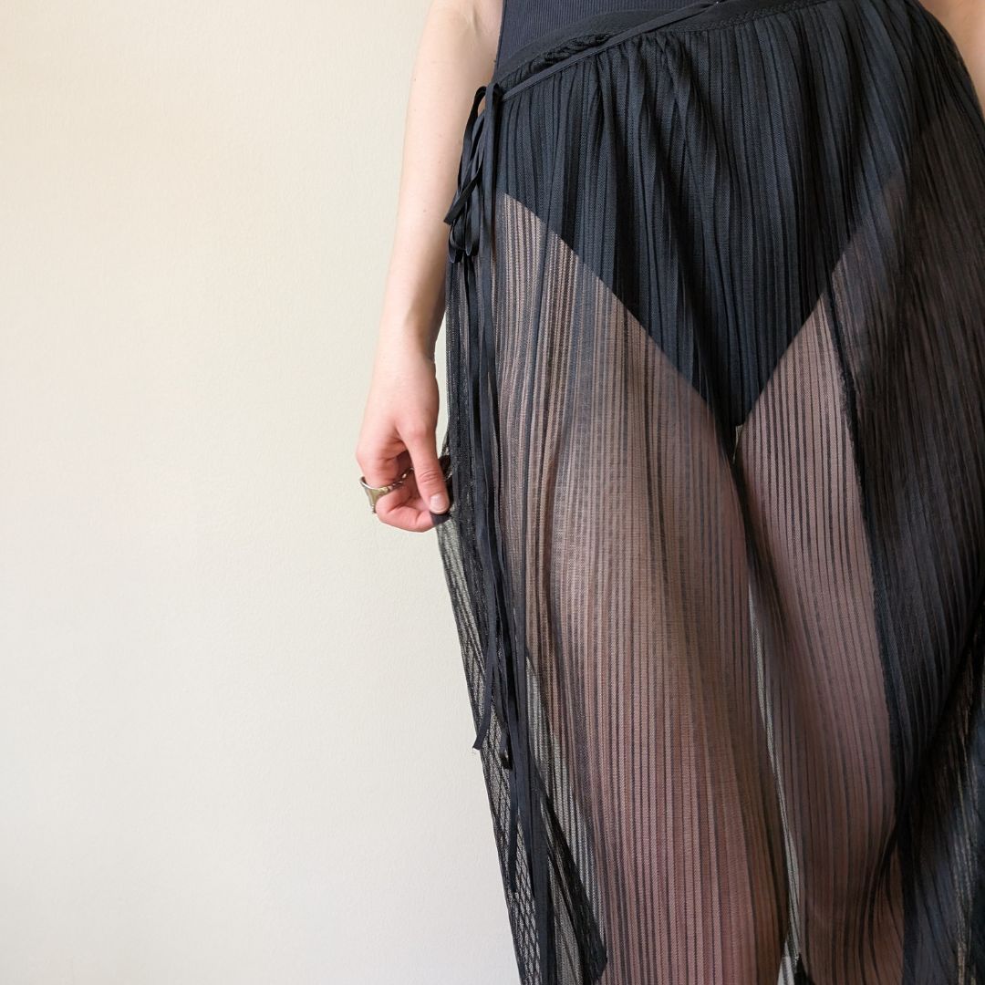 Pleated skirt Kim - black