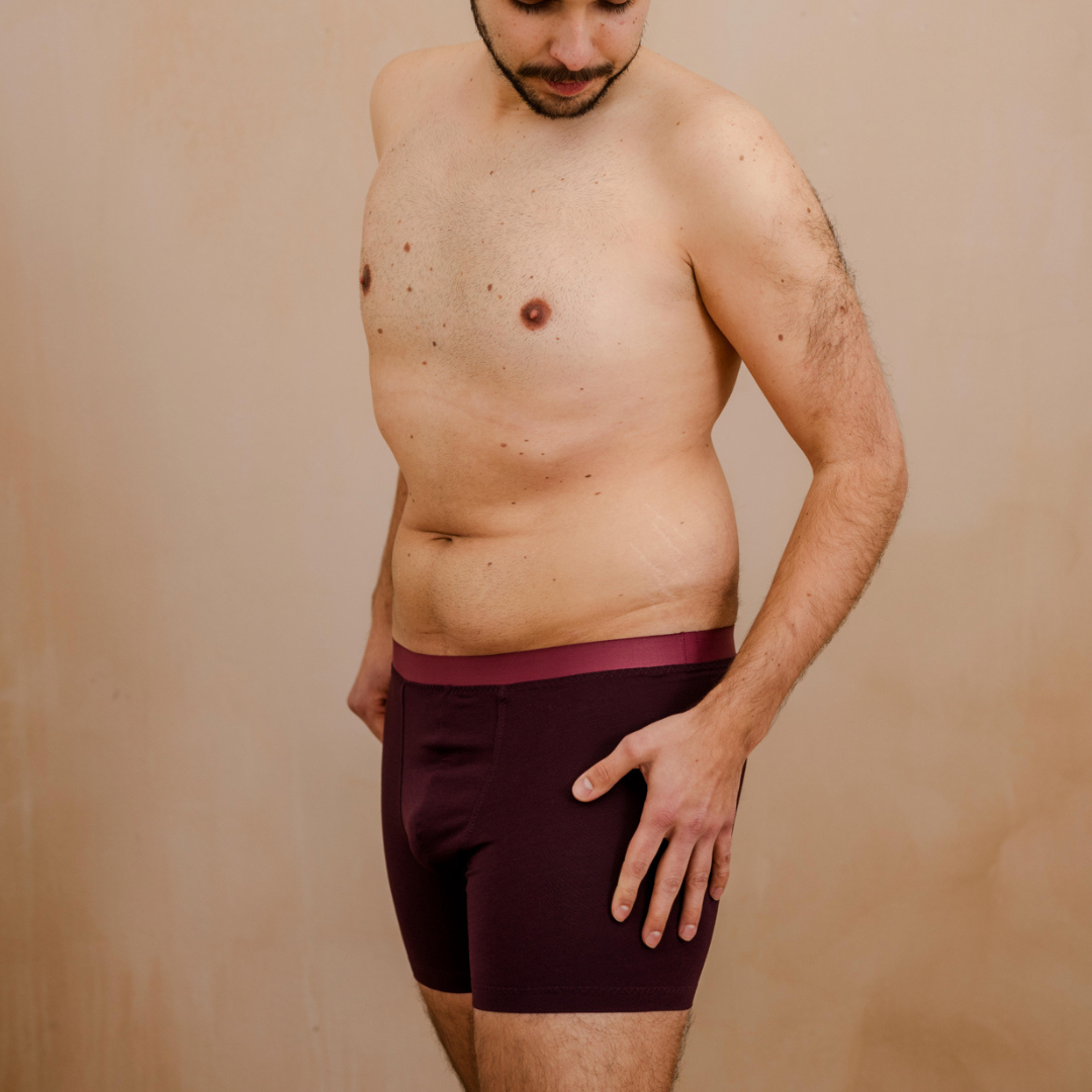Boxershort Alvin - aubergine
