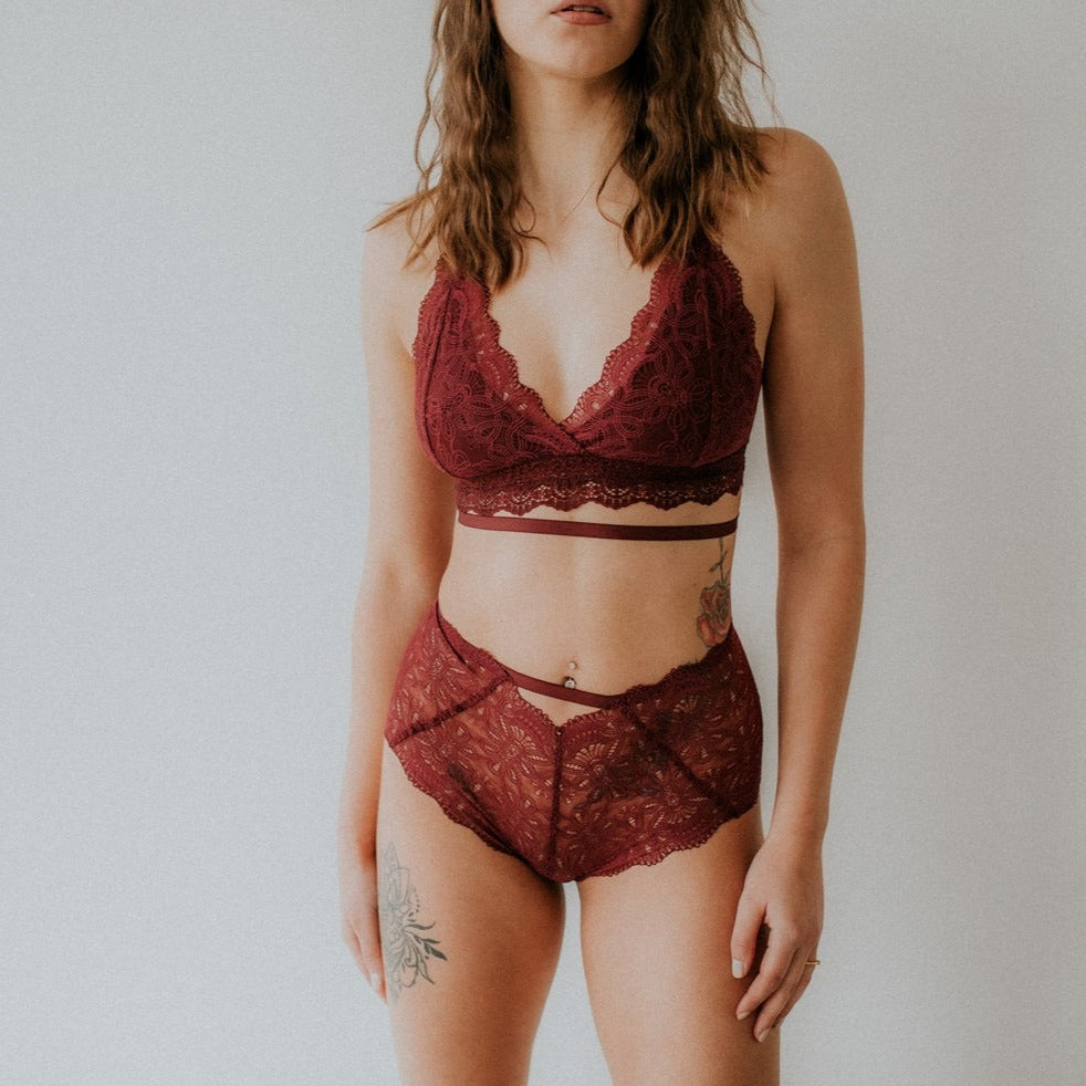 Höschen Aurelia - bordeaux