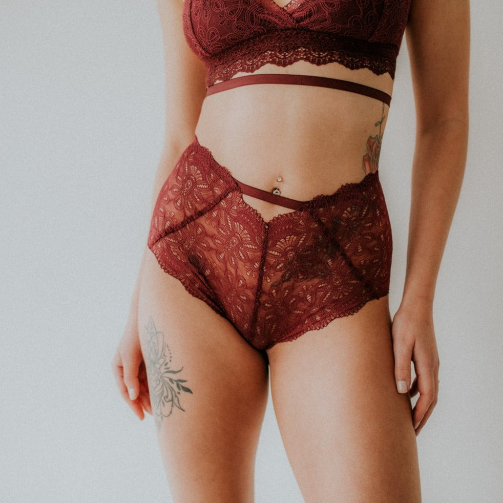 Höschen Aurelia - bordeaux