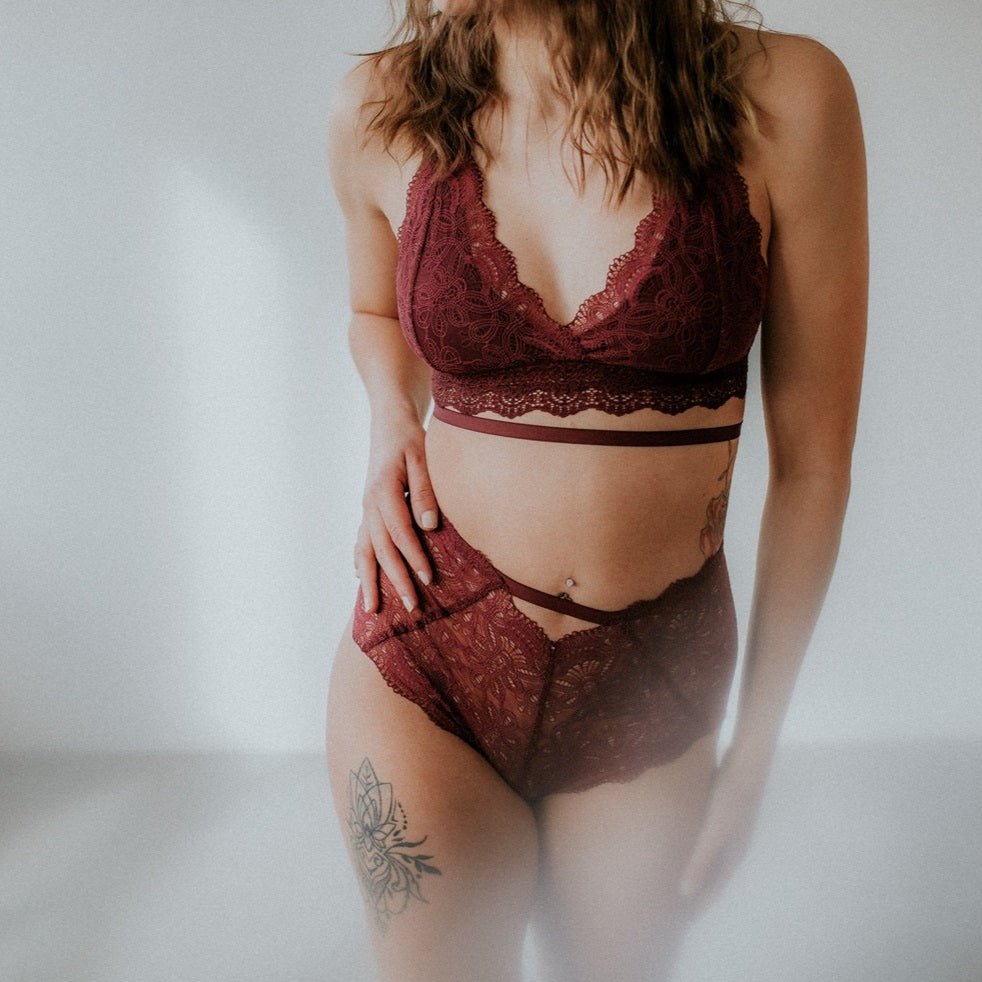 Höschen Aurelia - bordeaux