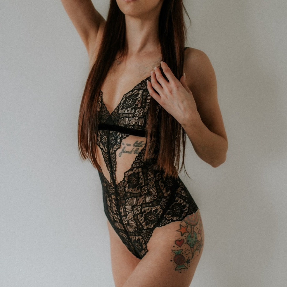 Lace body Josephine - black