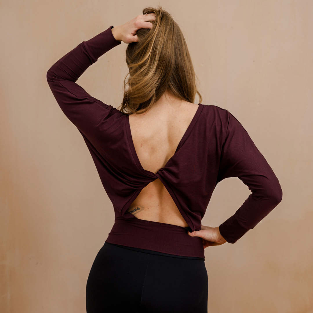 Shirt Jule - aubergine