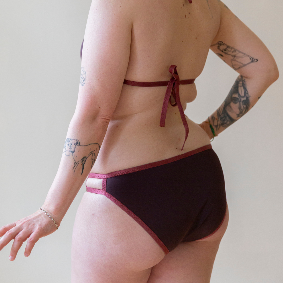 Bikini Bottoms Allana Chocolate Raspberry