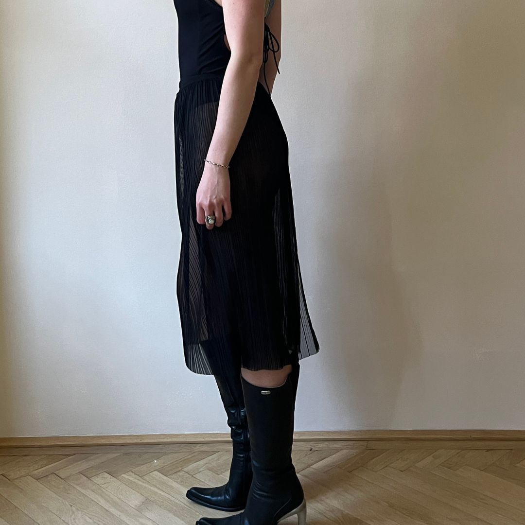 Pleated skirt Kim - black