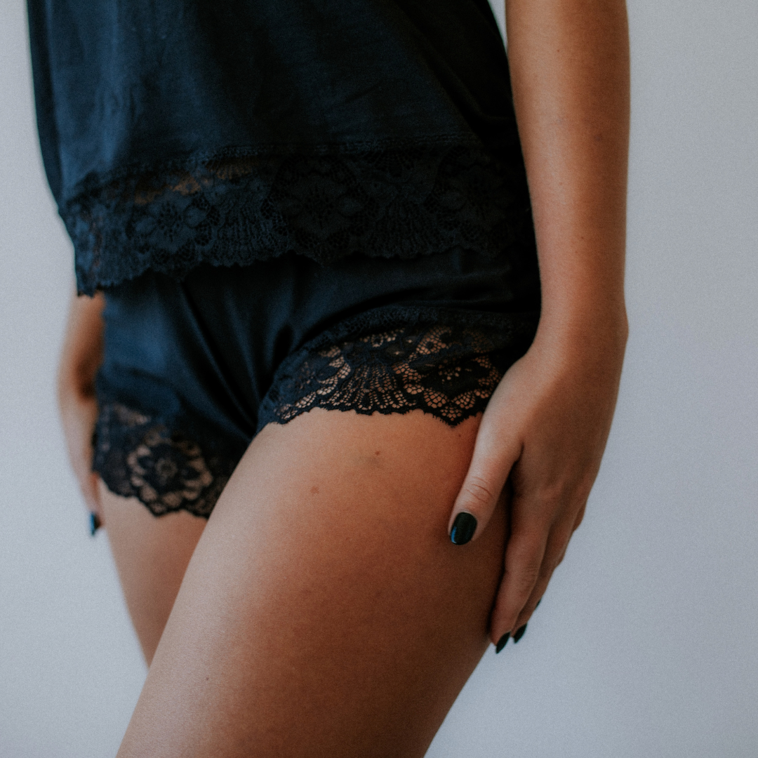Schlafshort Rieke - onyx