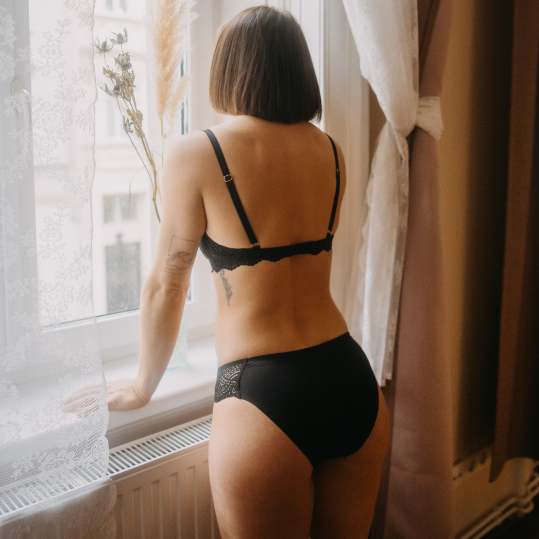 Periodenhöschen Edda - schwarz