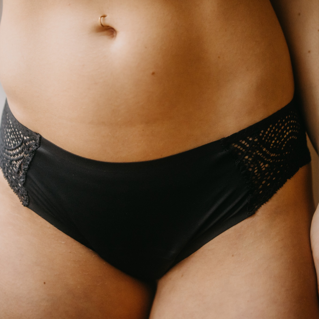 Periodenhöschen Edda - schwarz