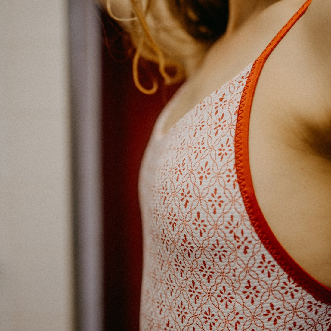 Swimsuit Orla - cherry red