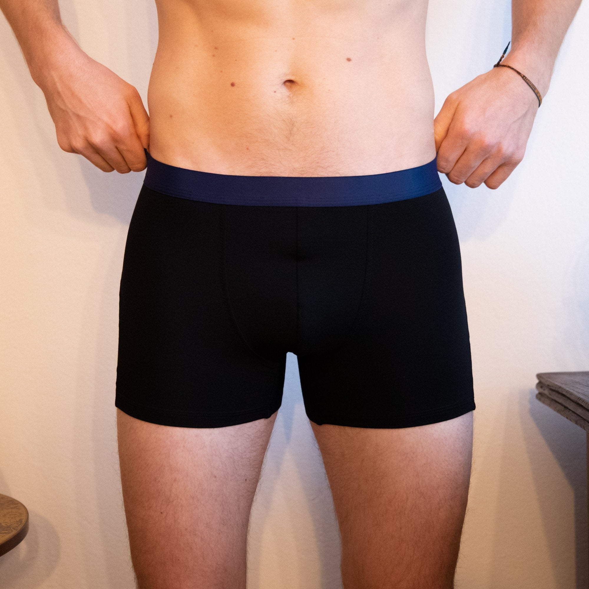 Boxershort Franz schwarz-blau