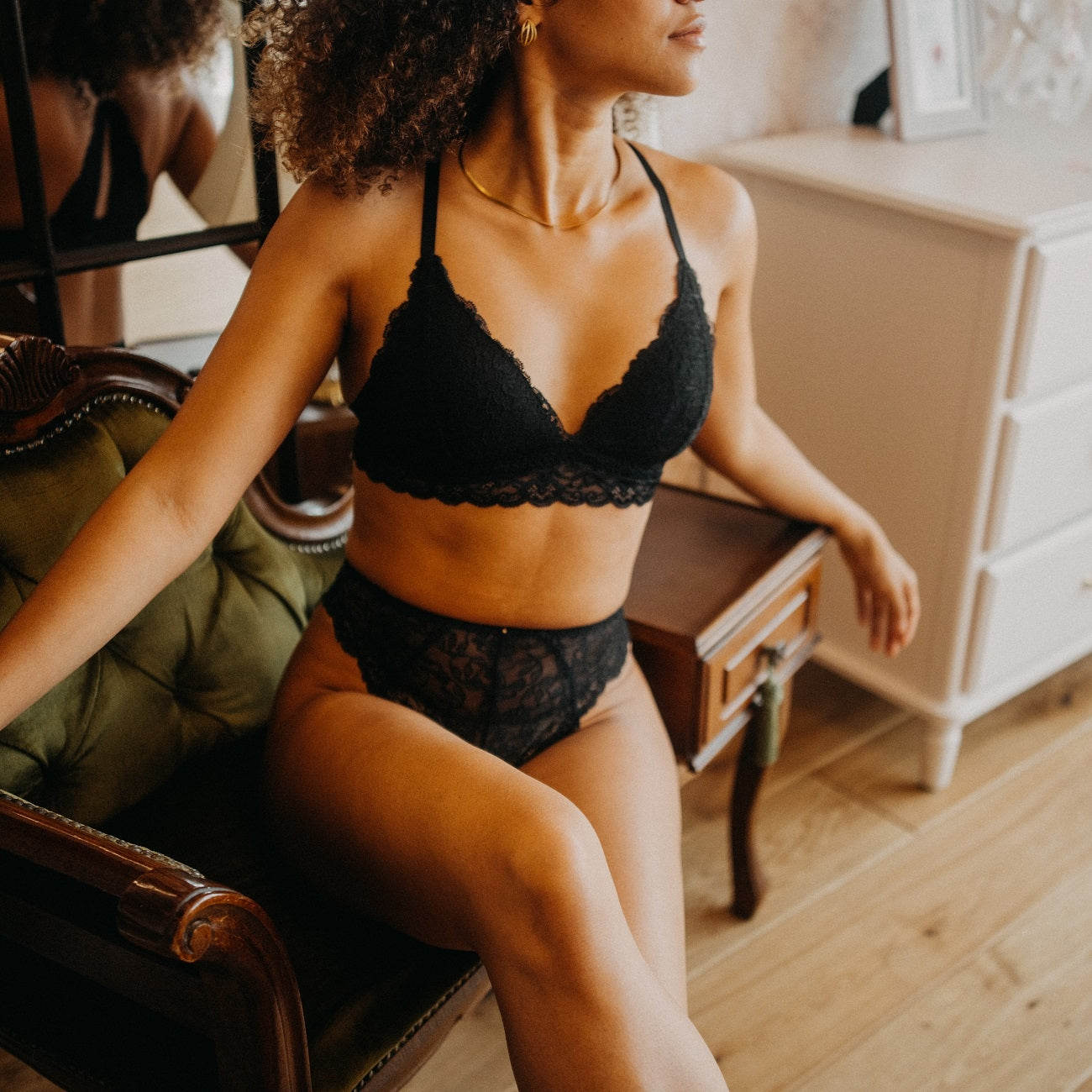 Bralette Mathilda - schwarz