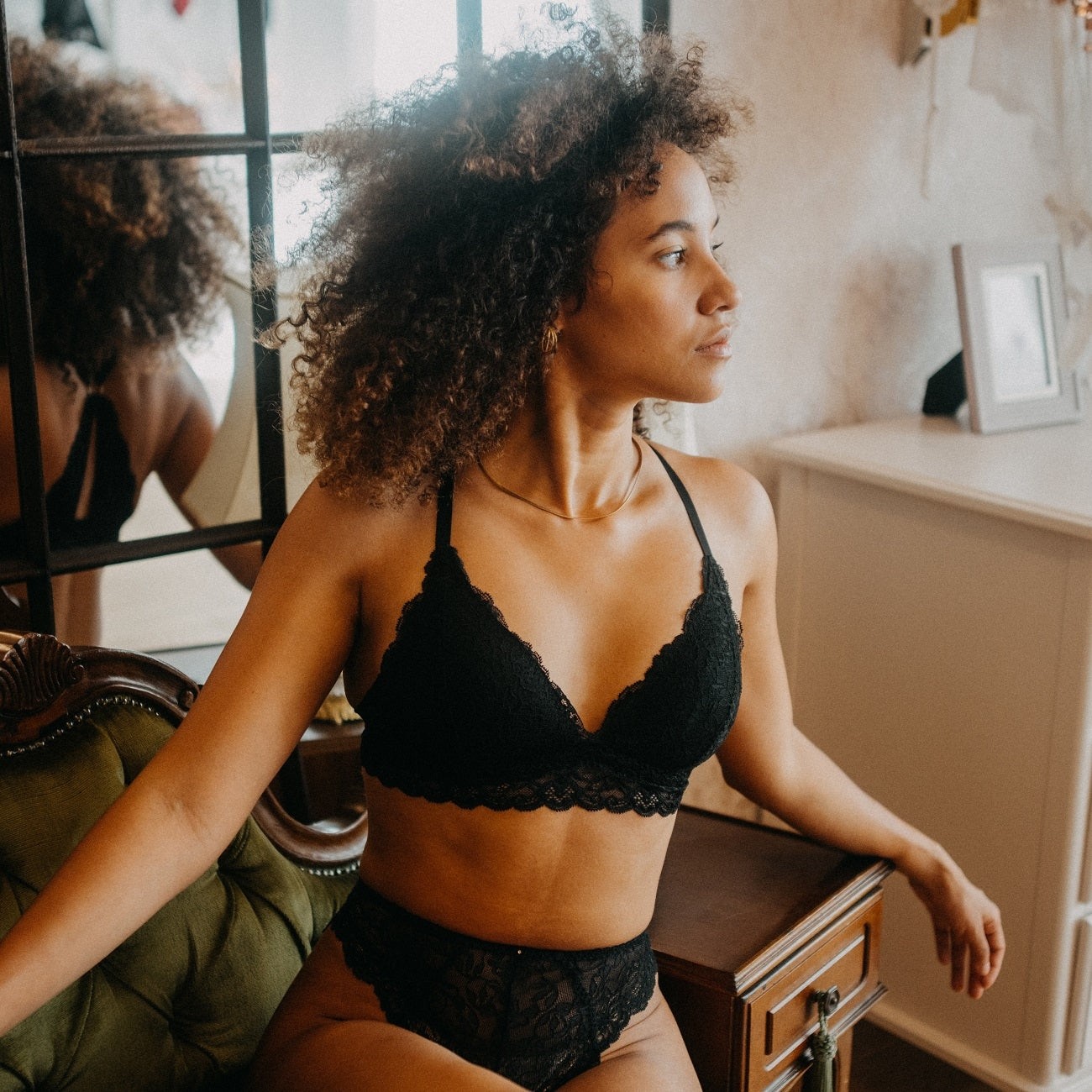 Bralette Mathilda - schwarz