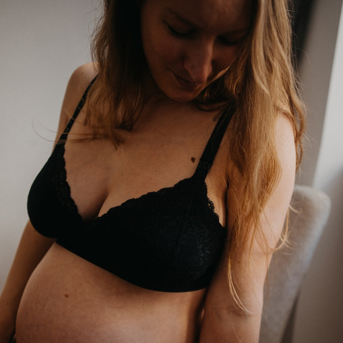 Nursing bralette Greta - black