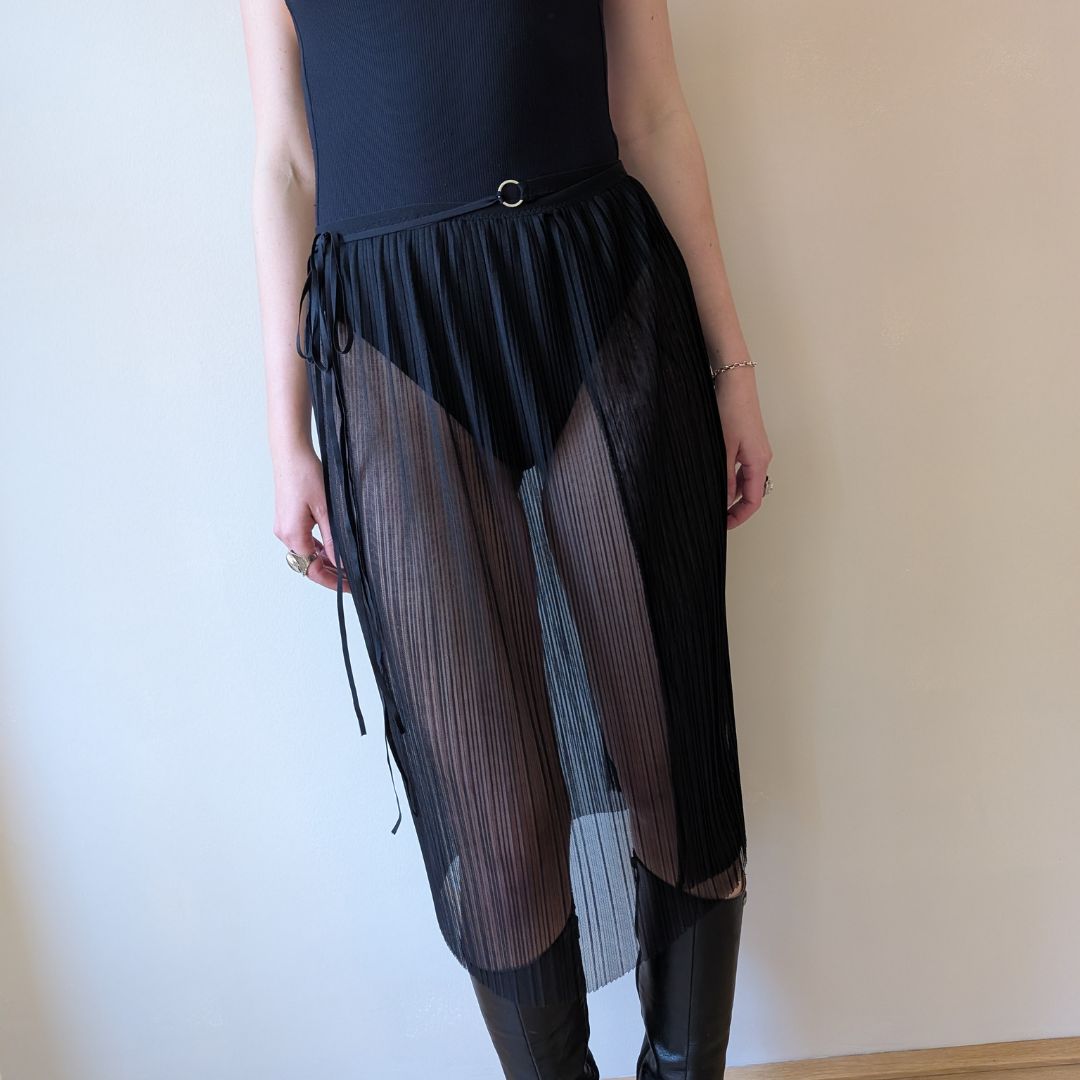 Pleated skirt Kim - black