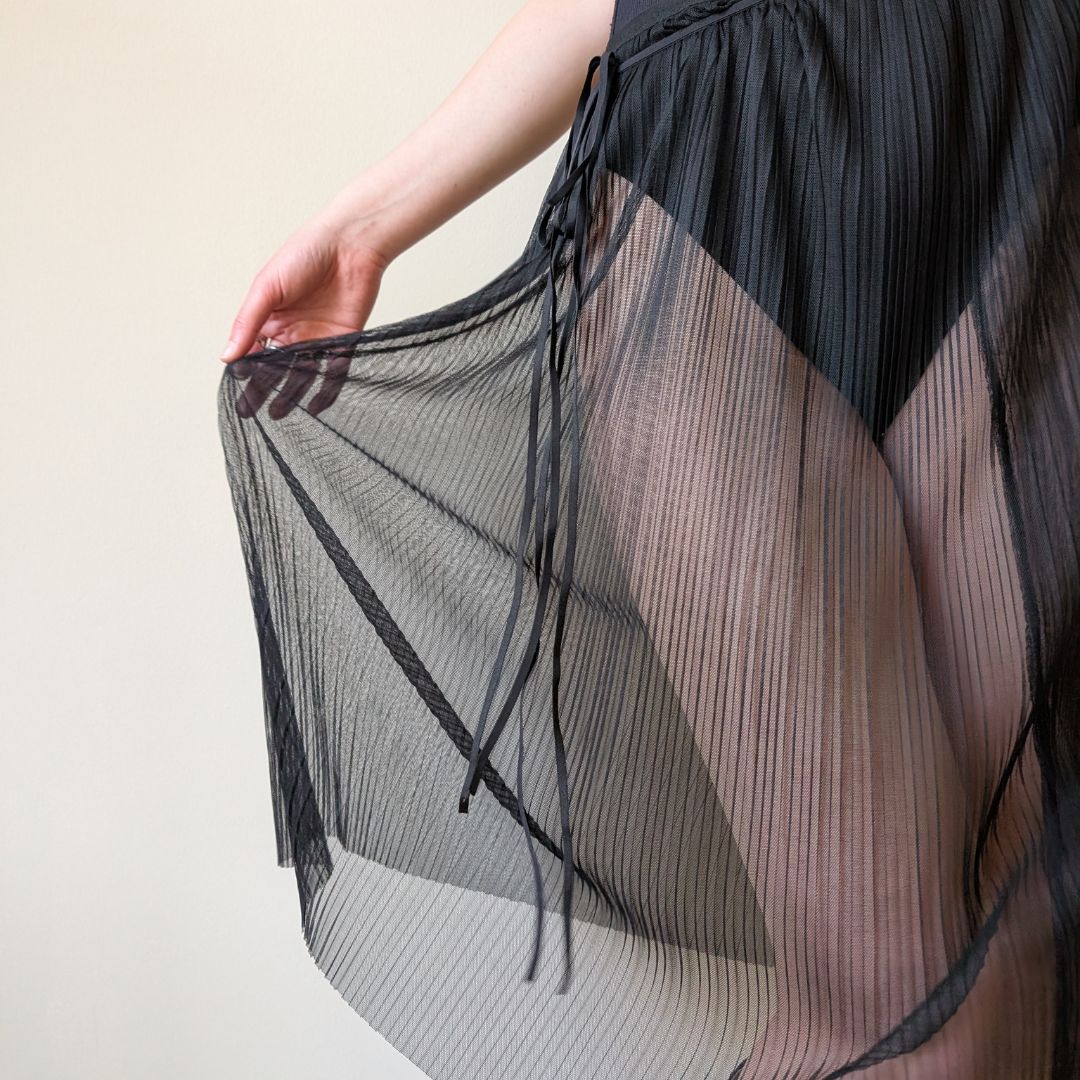Pleated skirt Kim - black