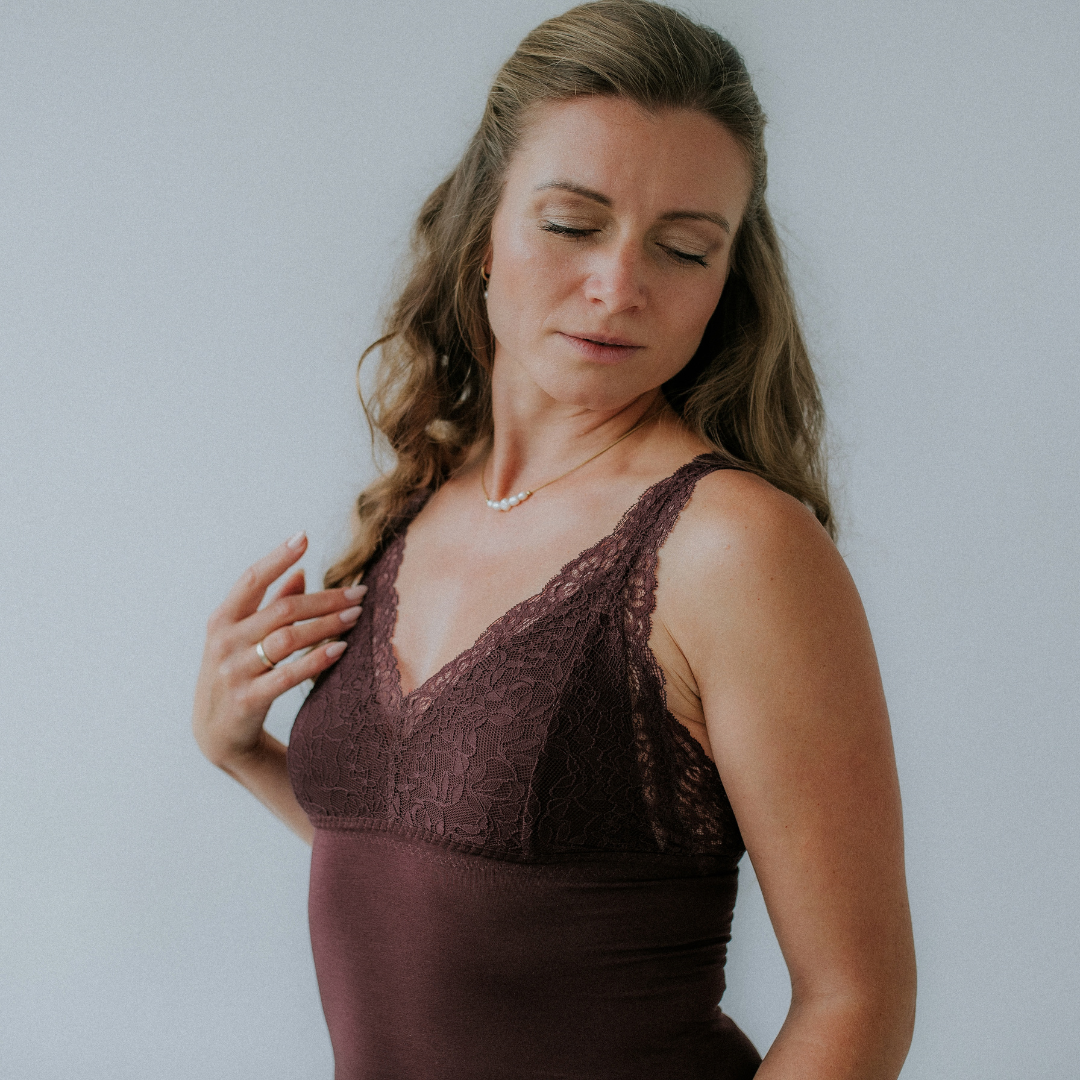 Fenja undershirt - aubergine
