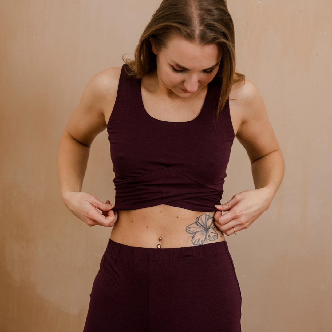 Shirt Sol - aubergine