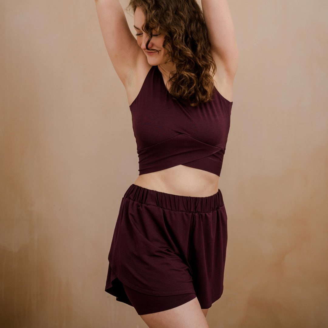 Sporthose Alice - aubergine