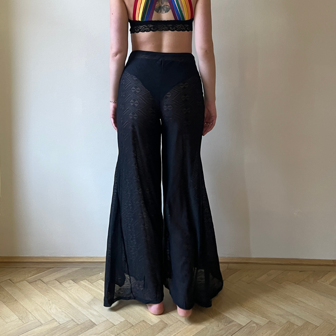 Spitzenhose Dorie - schwarz