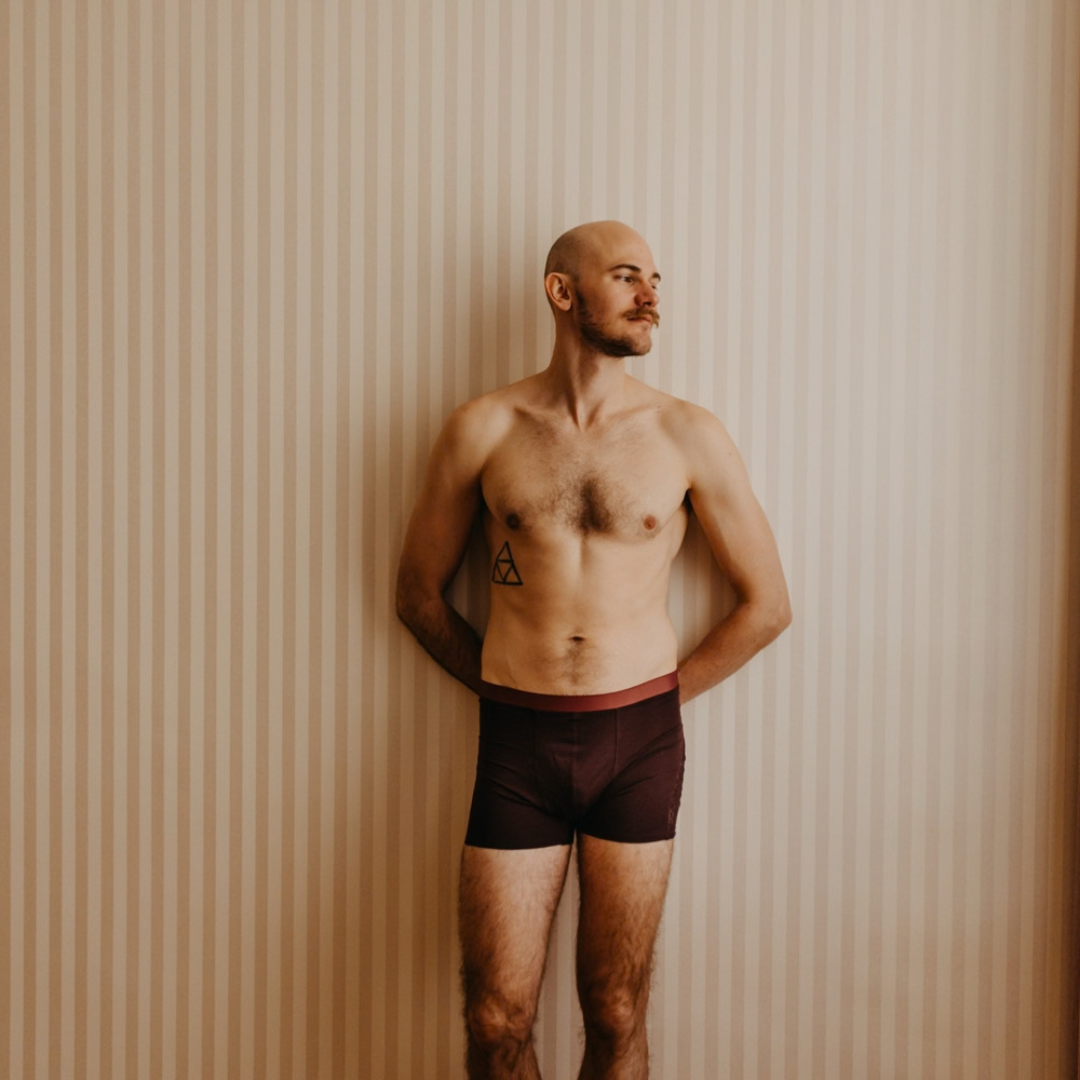 Boxershort Kassian - Aubergine