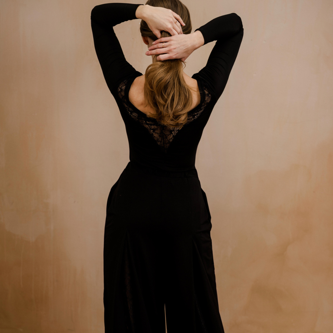 Langarmshirt Merle - onyx