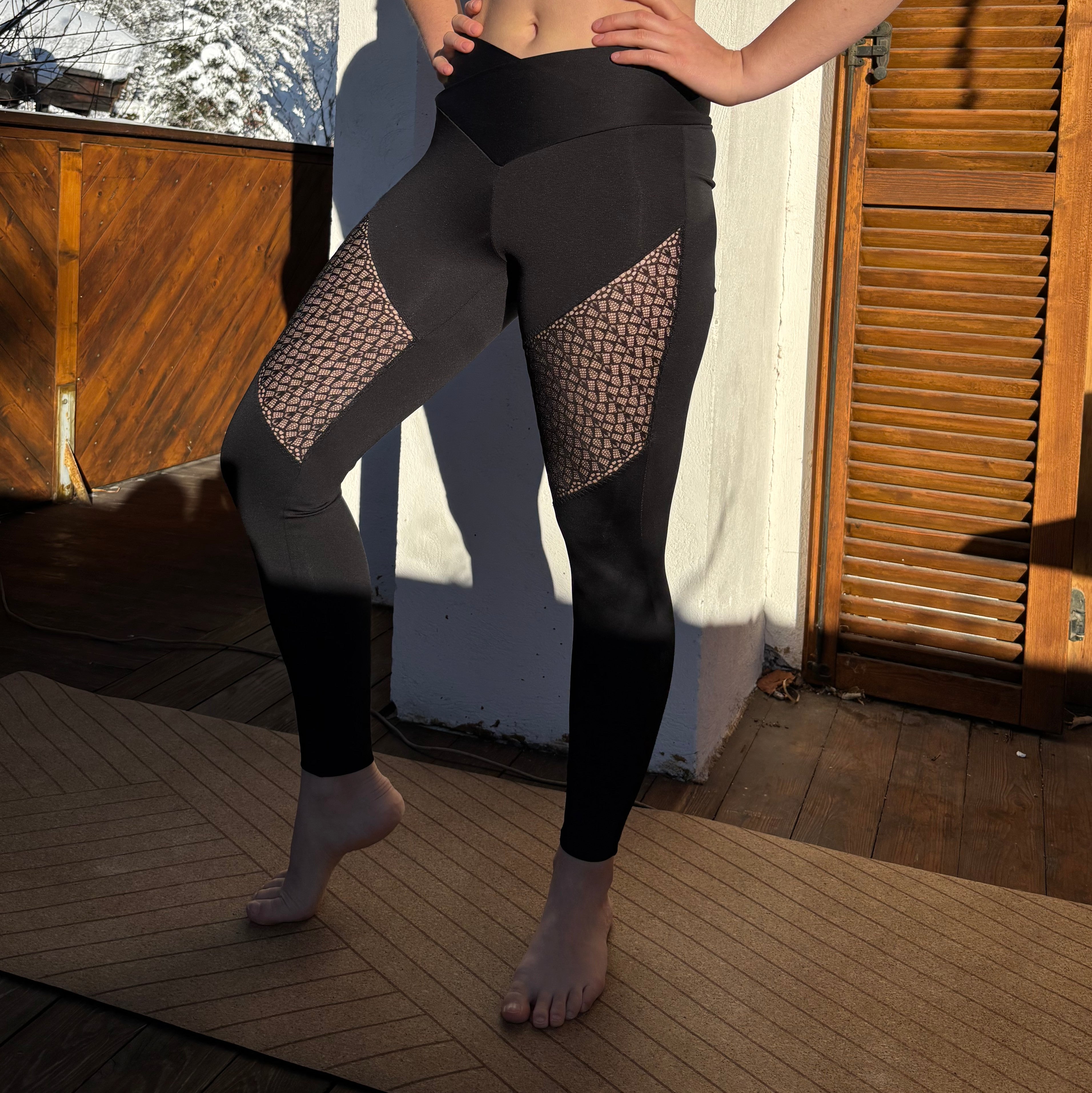 Sportleggings Linn - schwarz