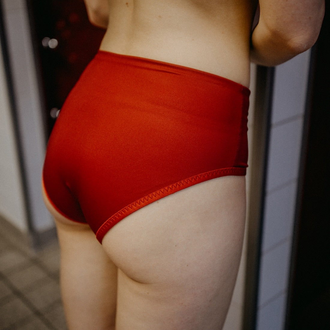 Bikini panties Ariella - cherry red